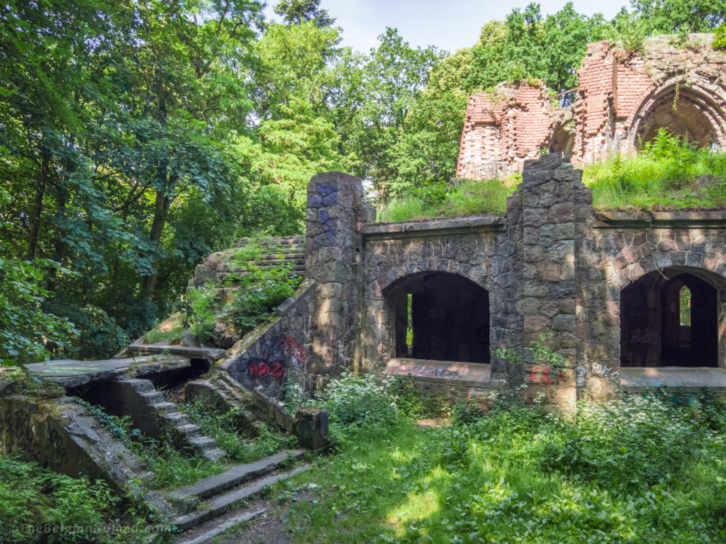 9-story tall tower ruins in the woods – The Belgian Nomad